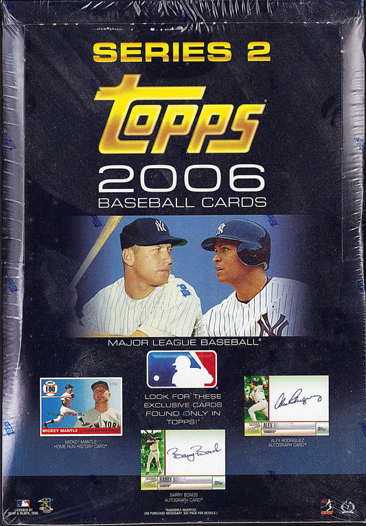 2006 Topps Series 2 Baseball Rack Box -  Sealed & Unopened
