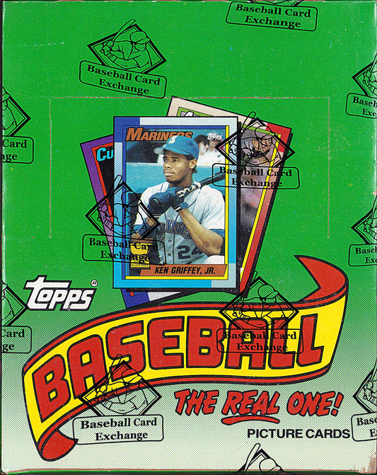 1990 Topps Rack Pack Box -  Sealed & Unopened - BBCE Authenticated From a Sealed Case (FASC)