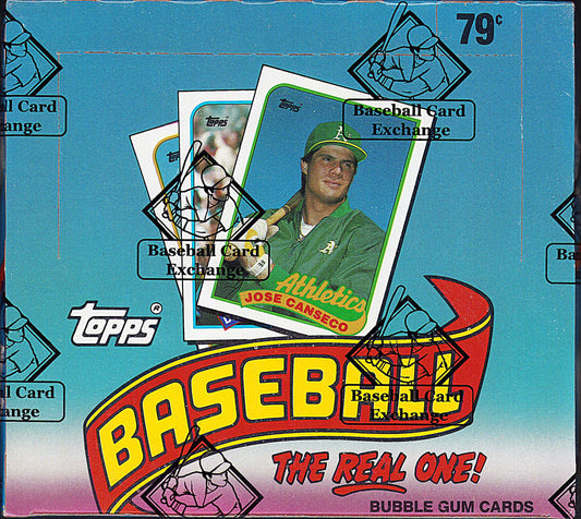 1989 Topps Cello Box -  Sealed & Unopened - BBCE Authenticated From a Sealed Case (FASC)