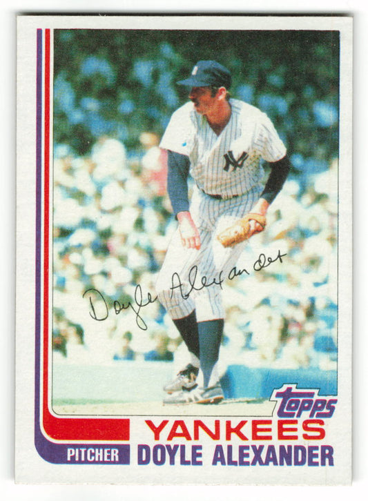 1982 Topps Traded #001T Doyle Alexander