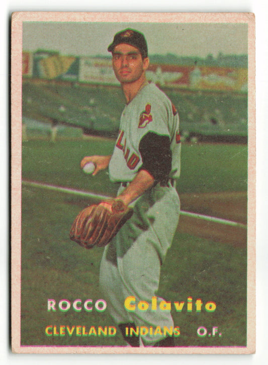 1957 Topps #212 Rocky Colavito RC