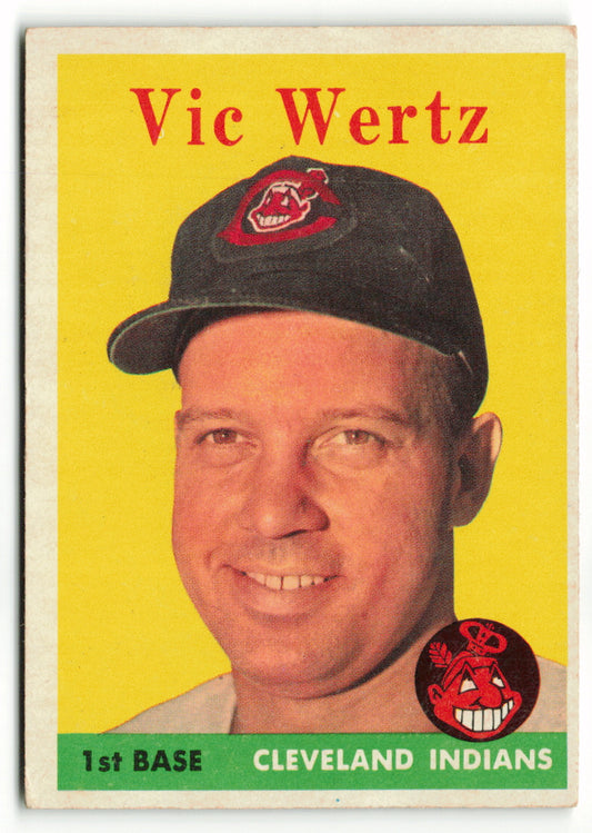 1958 Topps #170 Vic Wertz