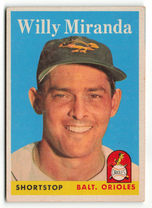 1958 Topps #179 Willy Miranda