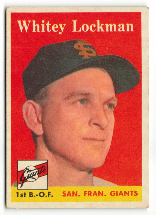 1958 Topps #195 Whitey Lockman
