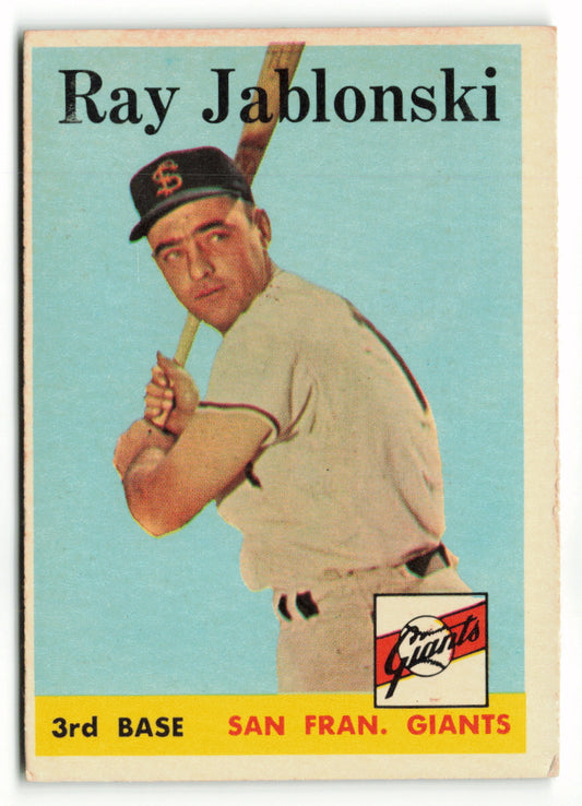 1958 Topps #362 Ray Jablonski