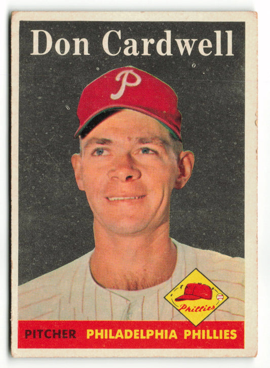 1958 Topps #372 Don Cardwell