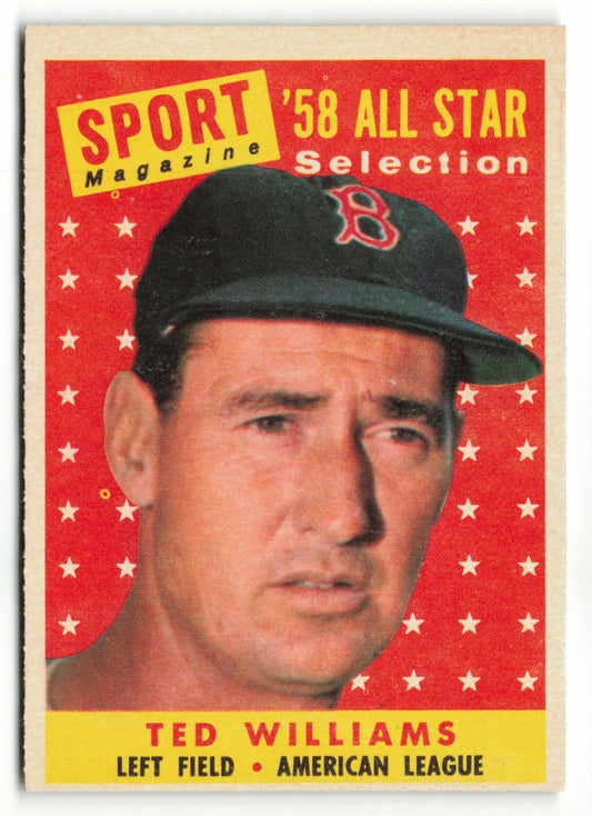 1958 Topps #485 Ted Williams AS