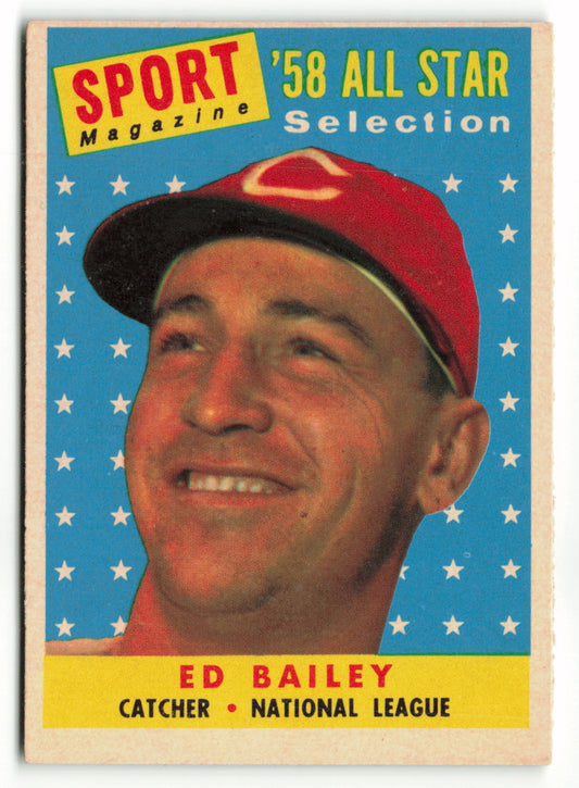 1958 Topps #490 Ed Bailey AS