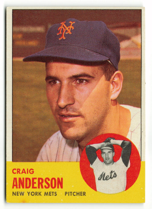 1963 Topps #059 Craig Anderson
