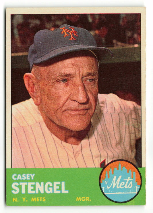 1963 Topps #233 Casey Stengel