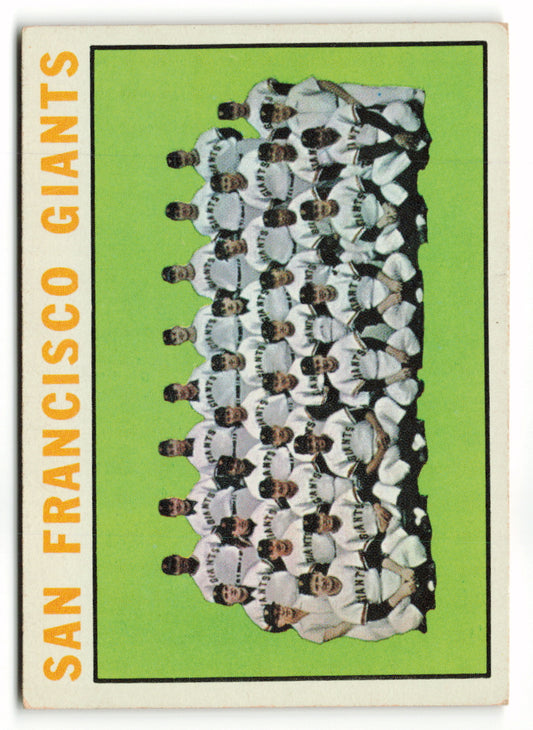 1964 Topps #257 San Francisco Giants Team Card