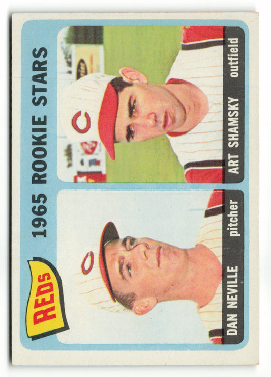 1965 Topps #398 Red Rookie Stars (Neville/Shamsky)
