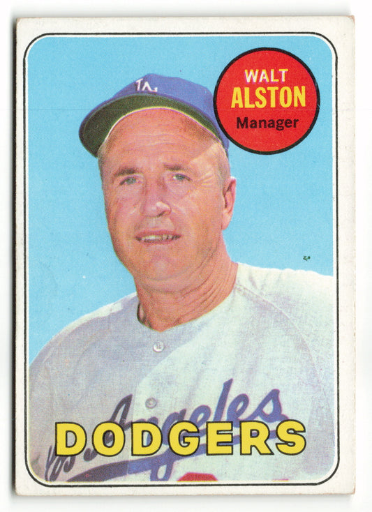 1969 Topps #024 Walt Alston Manager
