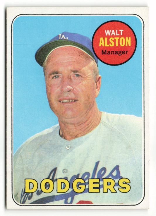 1969 Topps #024 Walt Alston Manager