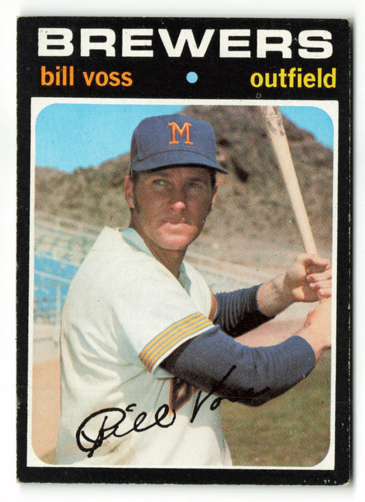 1971 Topps #671 Bill Voss SP