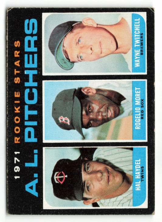 1971 Topps #692 AL Rookie Pitchers SP
