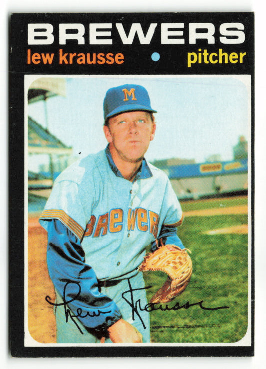 1971 Topps #372 Lew Krausse