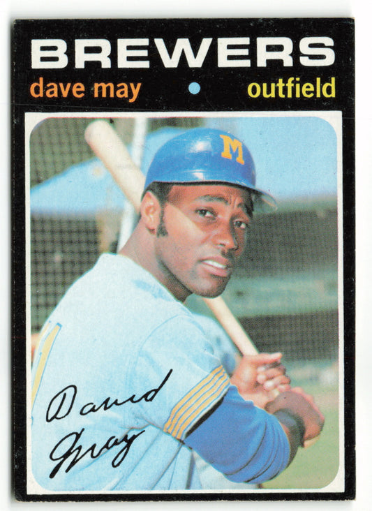 1971 Topps #493 Dave May