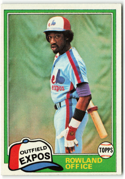 1981 Topps #319 Rowland Office