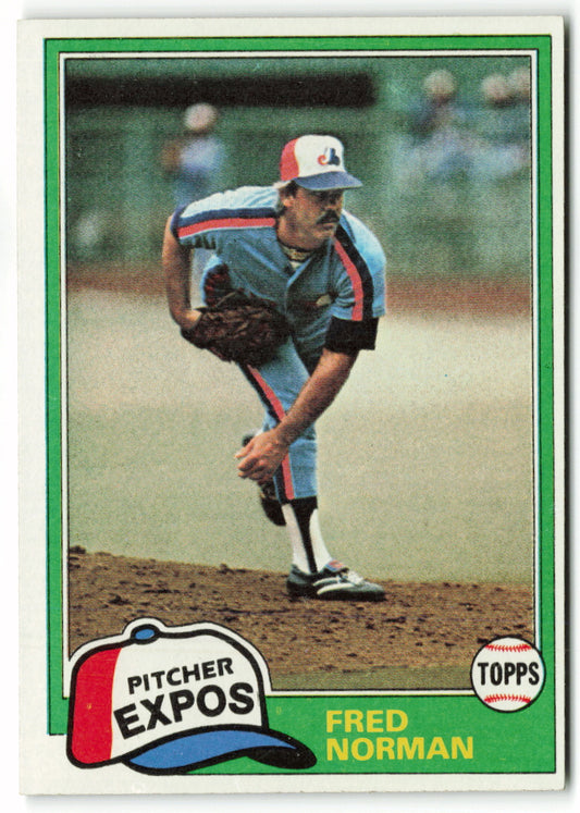1981 Topps #497 Fred Norman