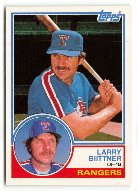 1983 Topps Traded Set #010T  Larry Biittner