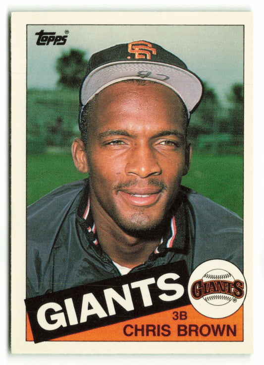 1985 Topps Traded #010T Chris Brown XRC