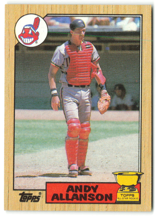 1987 Topps #436 Andy Allanson