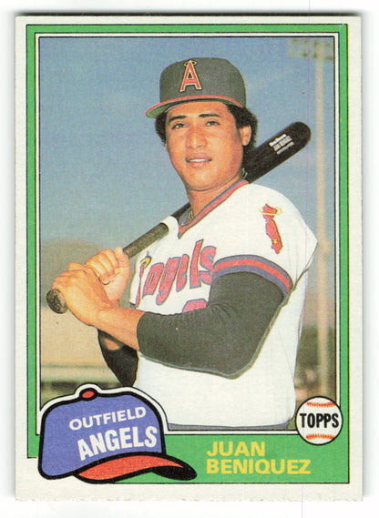 1981 Topps #733 Juan Beniquez