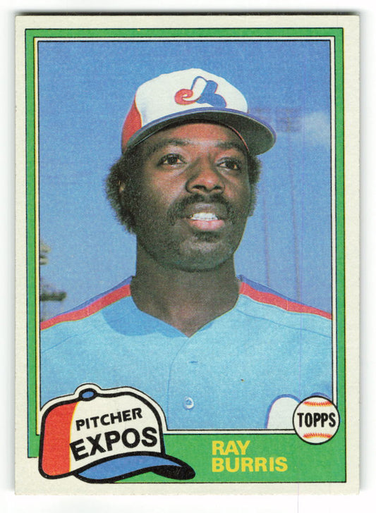 1981 Topps #744 Ray Burris