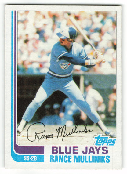 1982 Topps Traded #078T Rance Mulliniks