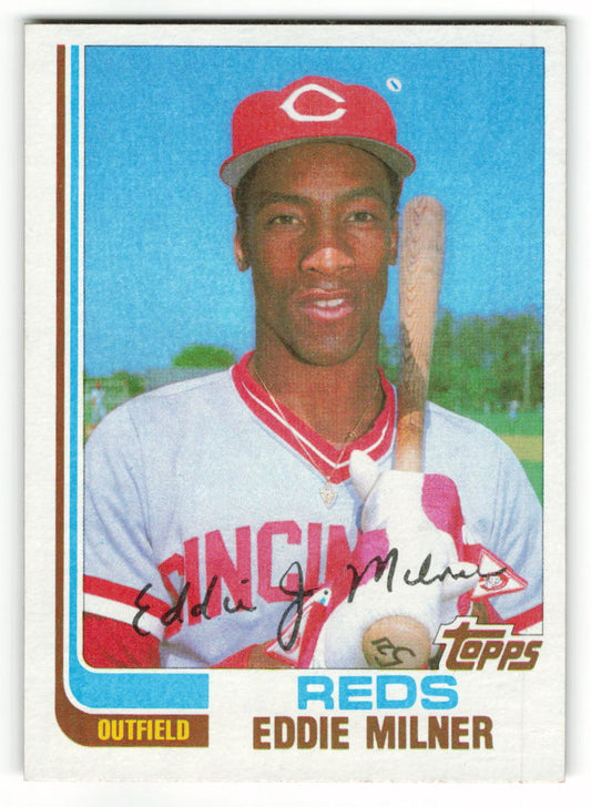 1982 Topps Traded #072T Eddie Milner XRC