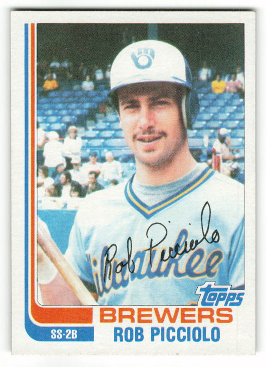 1982 Topps Traded #089T Rob Picciolo