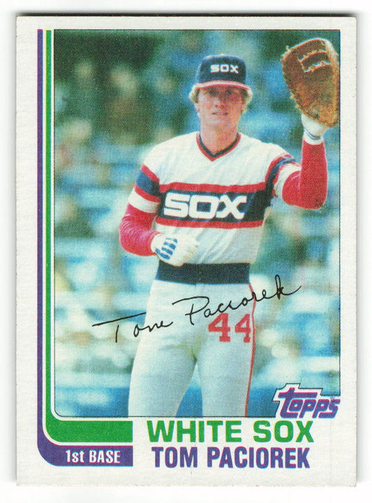 1982 Topps Traded #085T Tom Paciorek