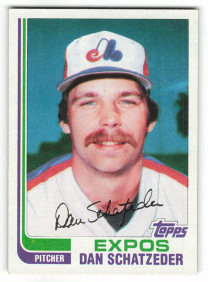 1982 Topps Traded #104T Dan Schatzeder