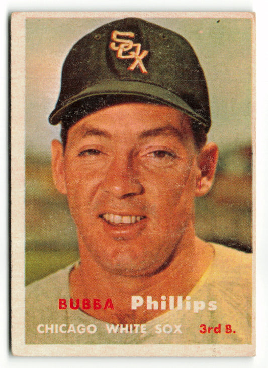 1957 Topps #395 Bubba Phillips