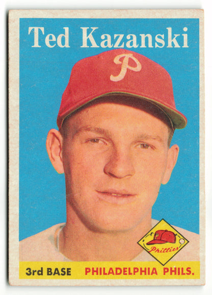 1958 Topps #036 Ted Kazanski