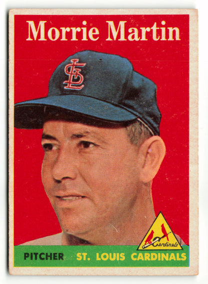 1958 Topps #053a Morrie Martin