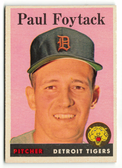 1958 Topps #282 Paul Foytack