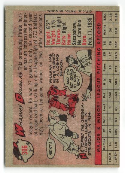 1958 Topps #306 Whammy Douglas RC