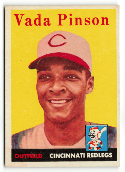 1958 Topps #420 Vada Pinson RC