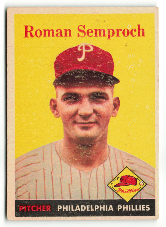 1958 Topps #474 Ray Semproch RC