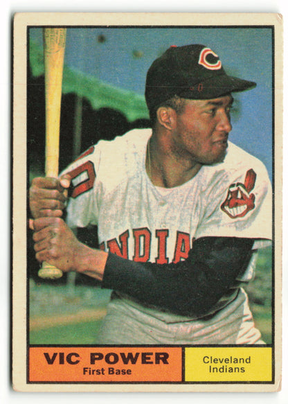 1961 Topps #255 Vic Power