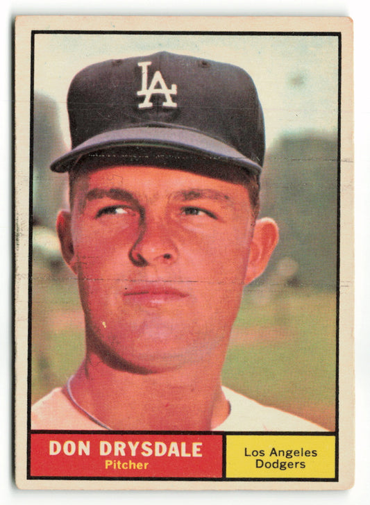 1961 Topps #260 Don Drysdale