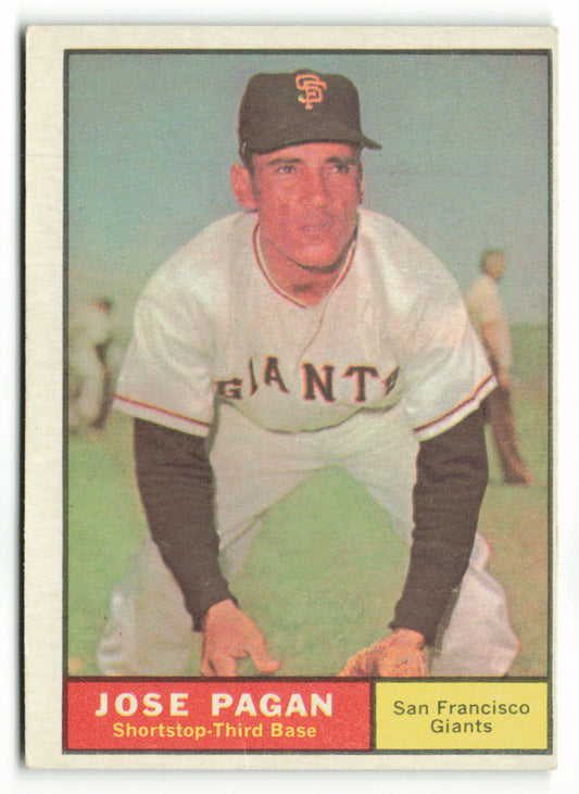 1961 Topps #279 Jose Pagan