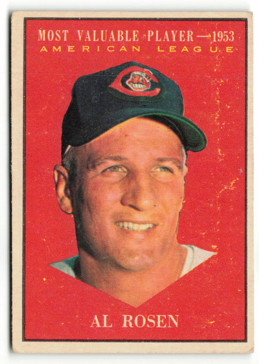 1961 Topps #474 Al Rosen MVP