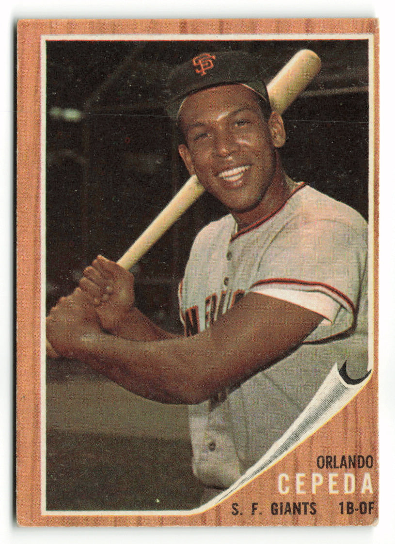 1962 Topps #040 Orlando Cepeda