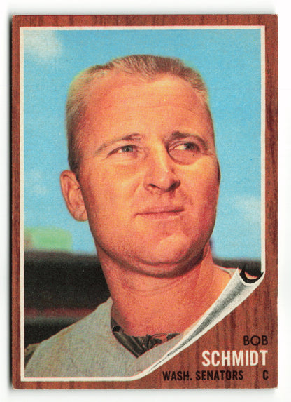 1962 Topps #262 Bob Schmidt