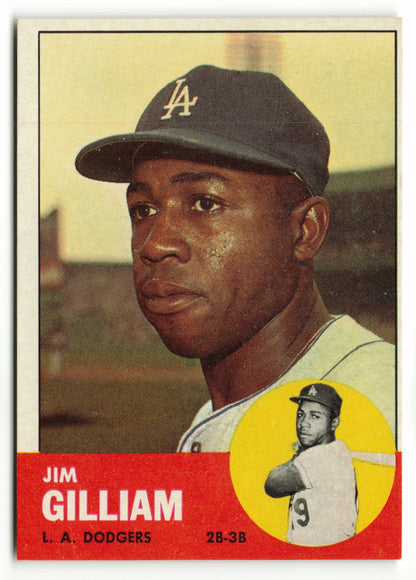 1963 Topps #080 Jim Gilliam