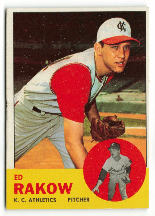 1963 Topps #082 Ed Rakow