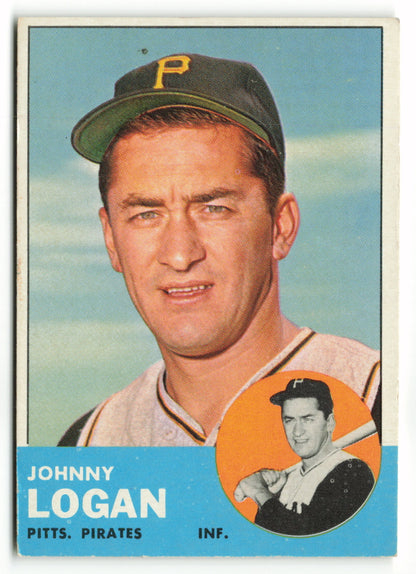 1963 Topps #259 Johnny Logan